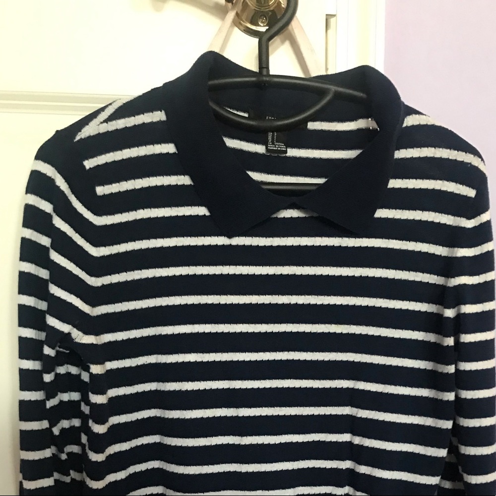 Forever 21 knot striped long sleeve top.